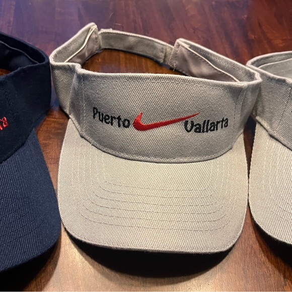 Bundle of 3 Puerto Vallarta visors (adjustable backs) never worn - Picture 3 of 10